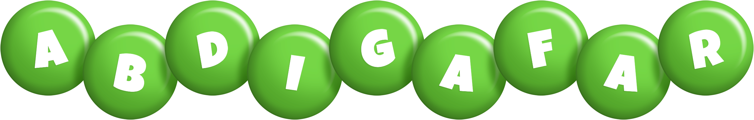 Abdigafar candy-green logo