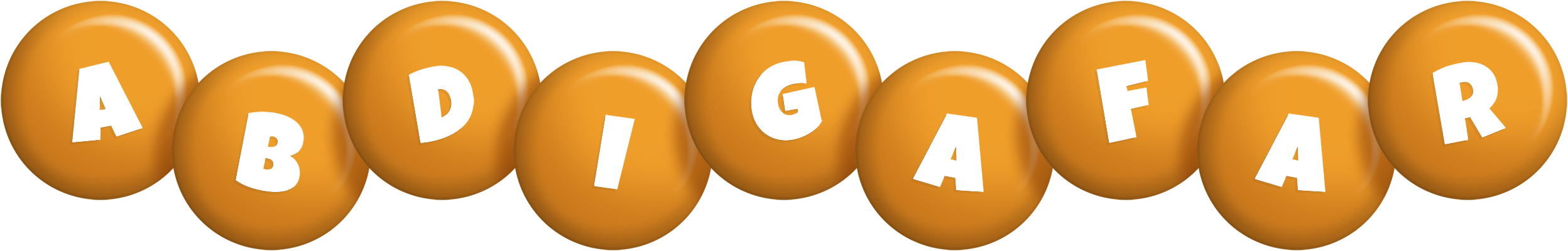 Abdigafar candy-orange logo