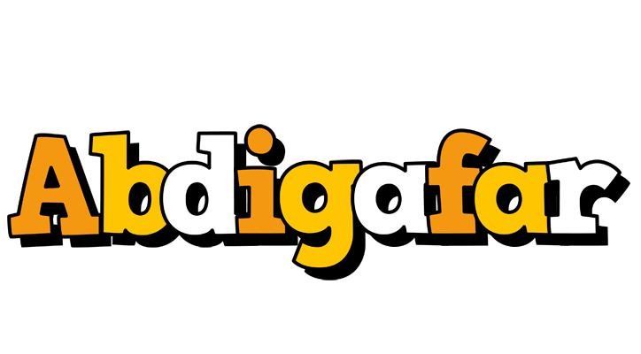 Abdigafar cartoon logo