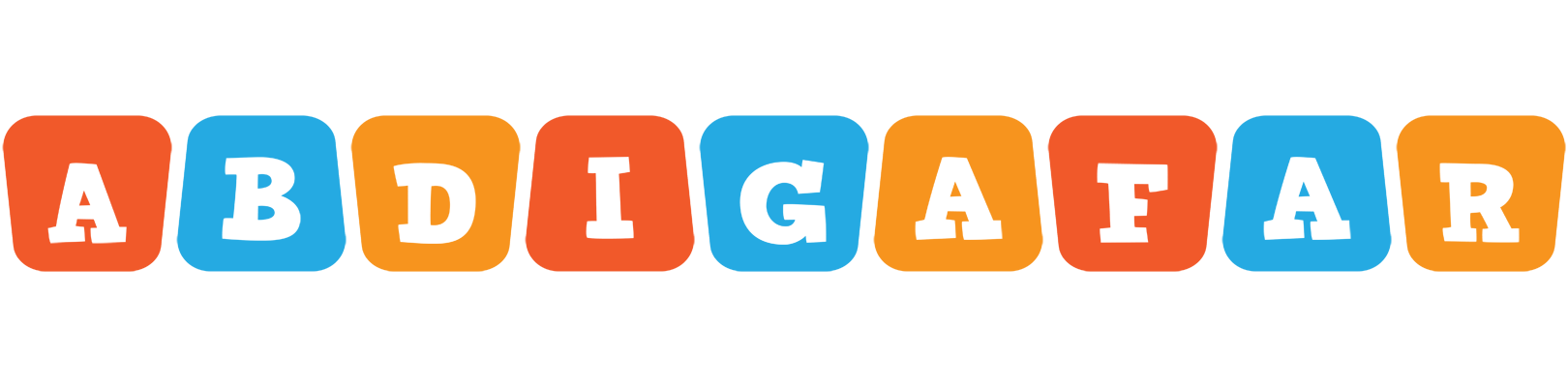 Abdigafar comics logo