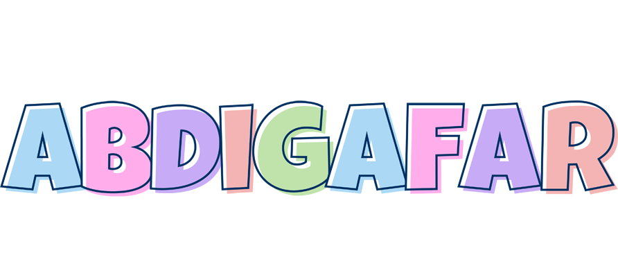 Abdigafar pastel logo