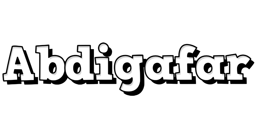 Abdigafar snowing logo