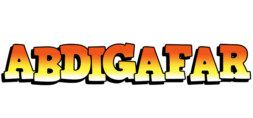 Abdigafar sunset logo