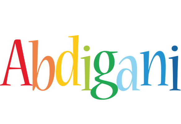 Abdigani birthday logo