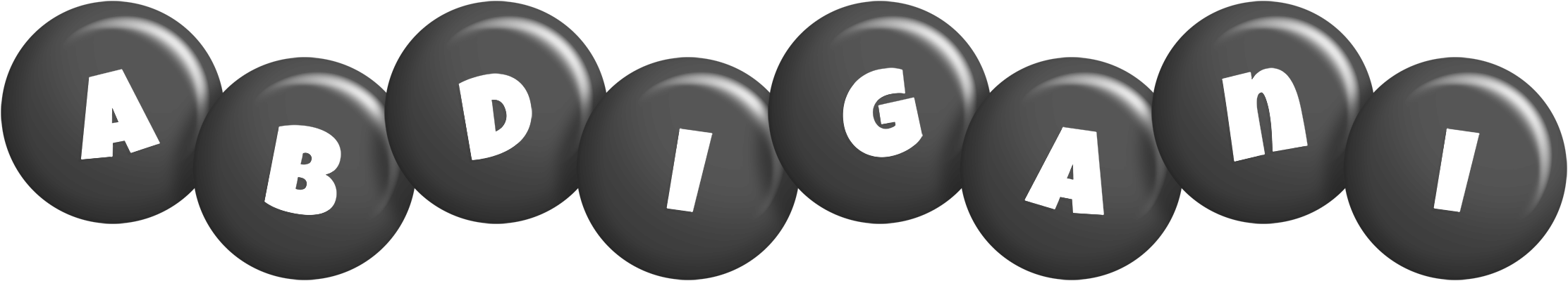 Abdigani candy-black logo