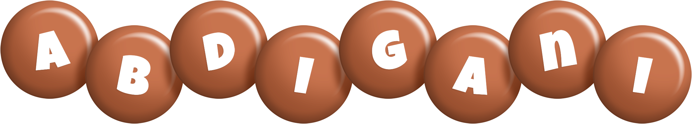 Abdigani candy-brown logo