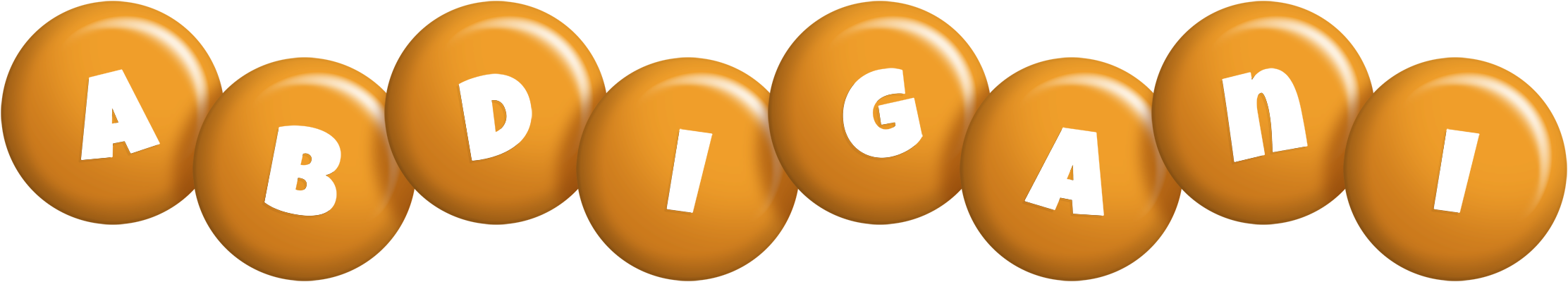 Abdigani candy-orange logo