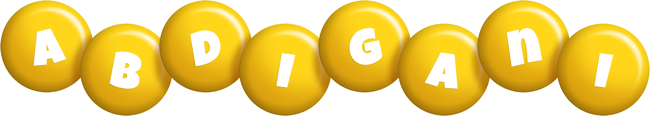 Abdigani candy-yellow logo