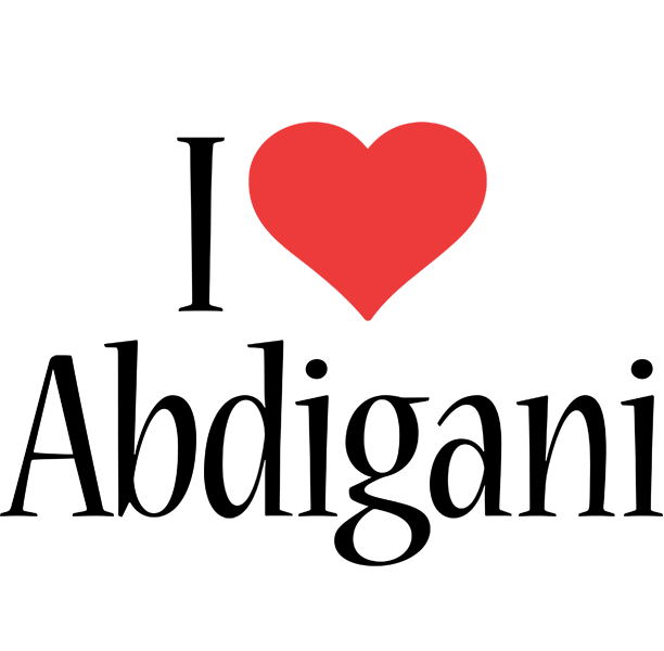 Abdigani i-love logo