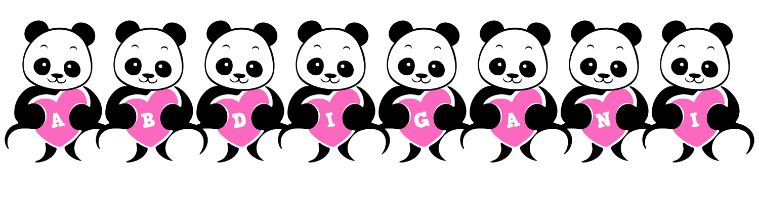 Abdigani love-panda logo