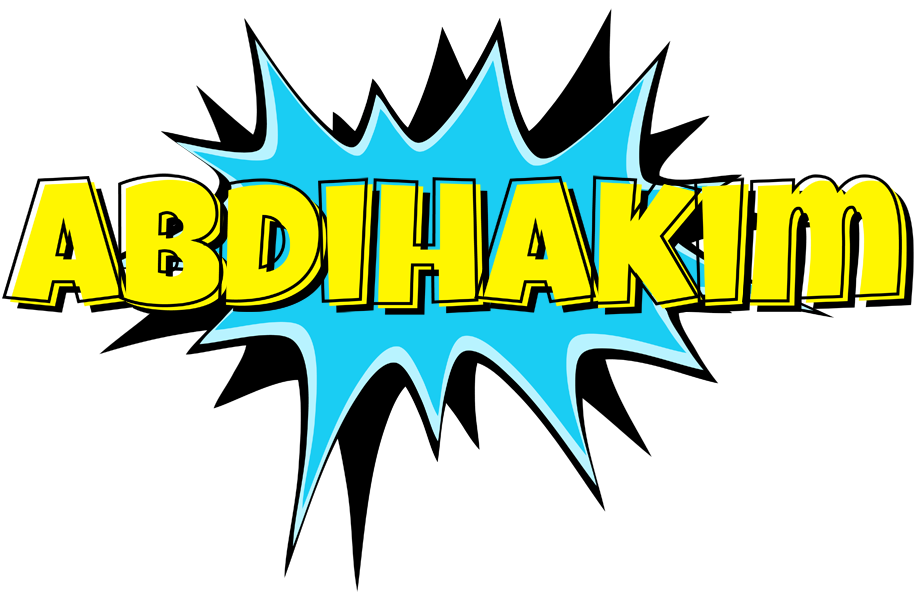 Abdihakim amazing logo