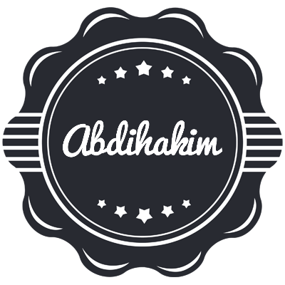 Abdihakim badge logo