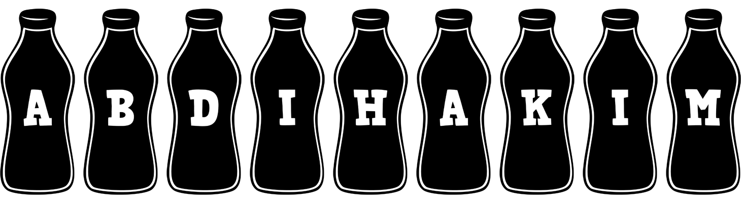 Abdihakim bottle logo