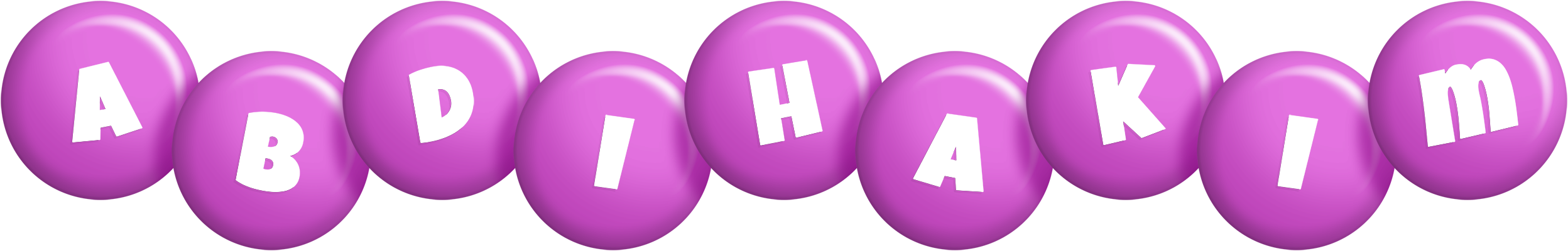 Abdihakim candy-purple logo