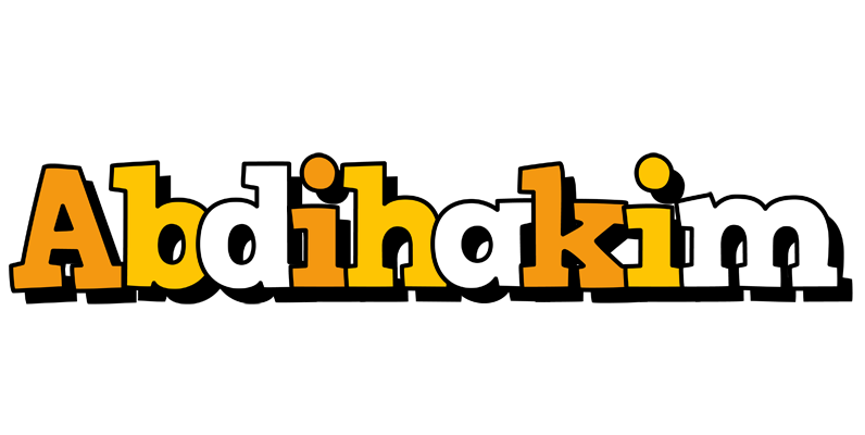Abdihakim cartoon logo