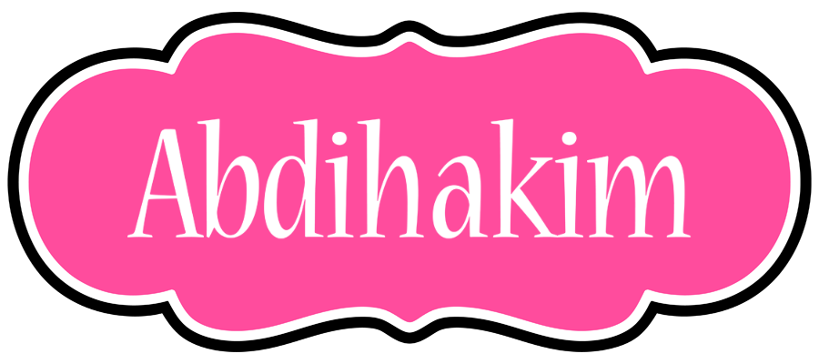 Abdihakim invitation logo