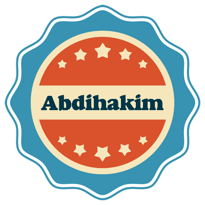 Abdihakim labels logo