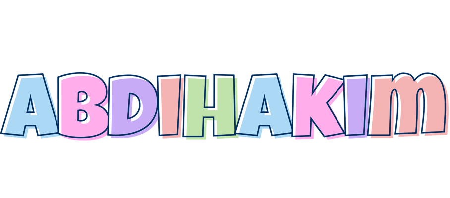 Abdihakim pastel logo