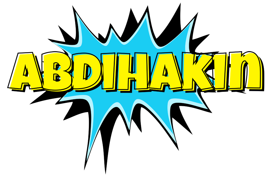Abdihakin amazing logo