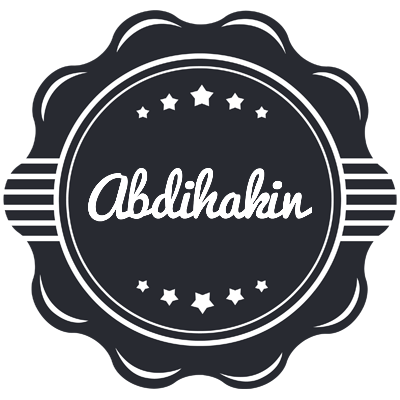 Abdihakin badge logo