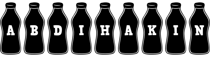 Abdihakin bottle logo