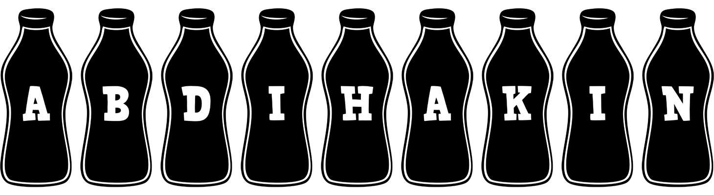 Abdihakin bottle logo