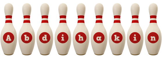 Abdihakin bowling-pin logo