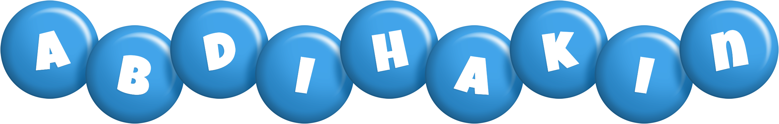 Abdihakin candy-blue logo