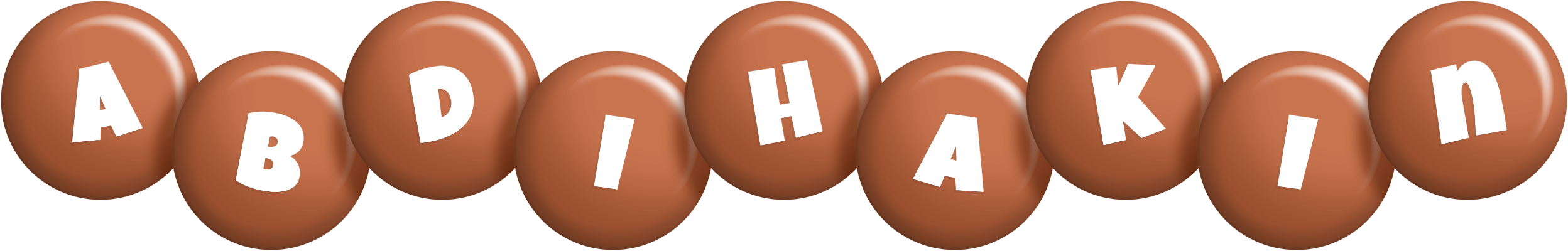 Abdihakin candy-brown logo