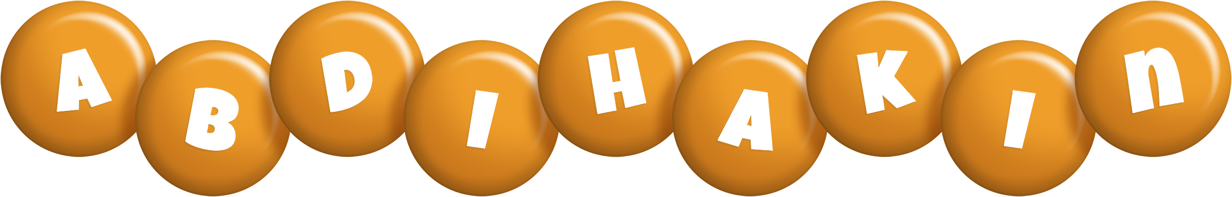 Abdihakin candy-orange logo