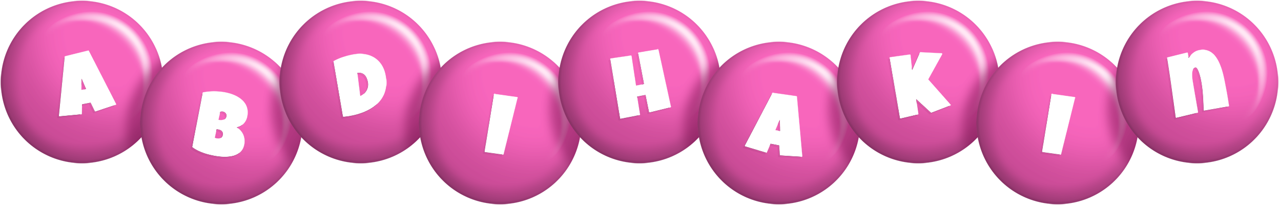 Abdihakin candy-pink logo