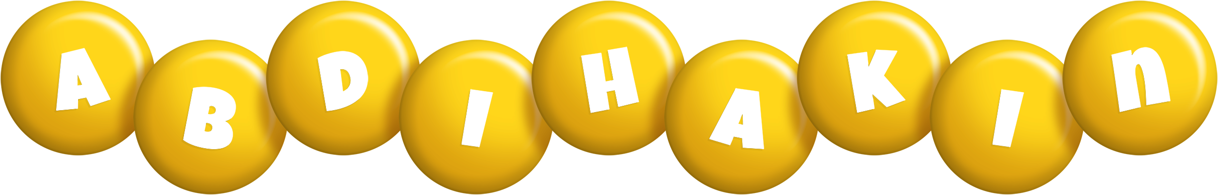 Abdihakin candy-yellow logo