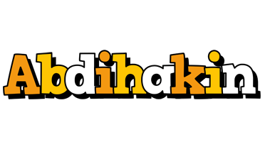 Abdihakin cartoon logo