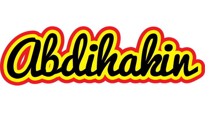Abdihakin flaming logo