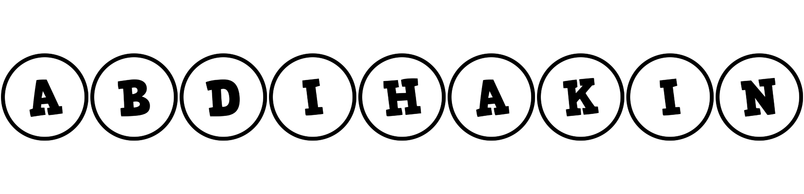 Abdihakin handy logo
