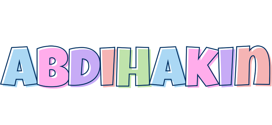 Abdihakin pastel logo