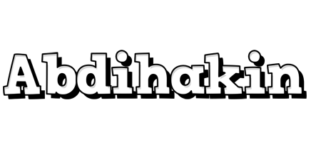 Abdihakin snowing logo