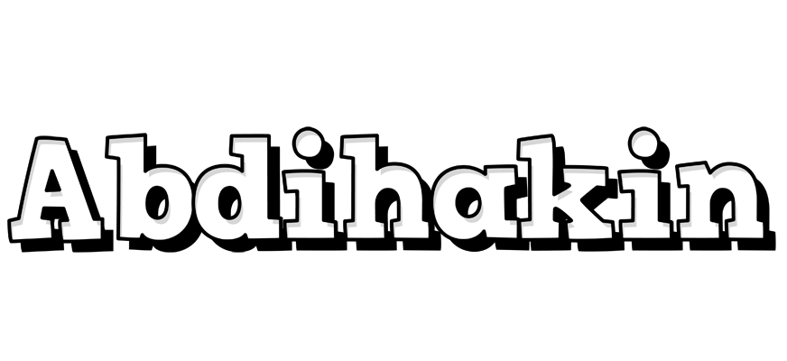 Abdihakin snowing logo