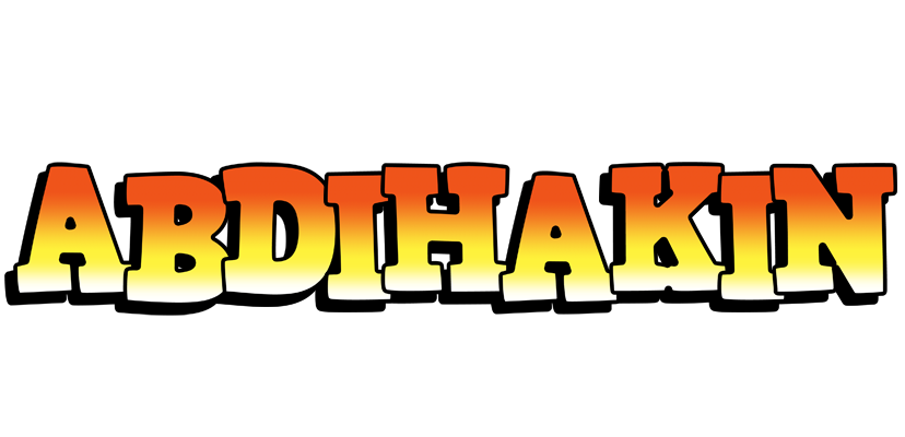 Abdihakin sunset logo