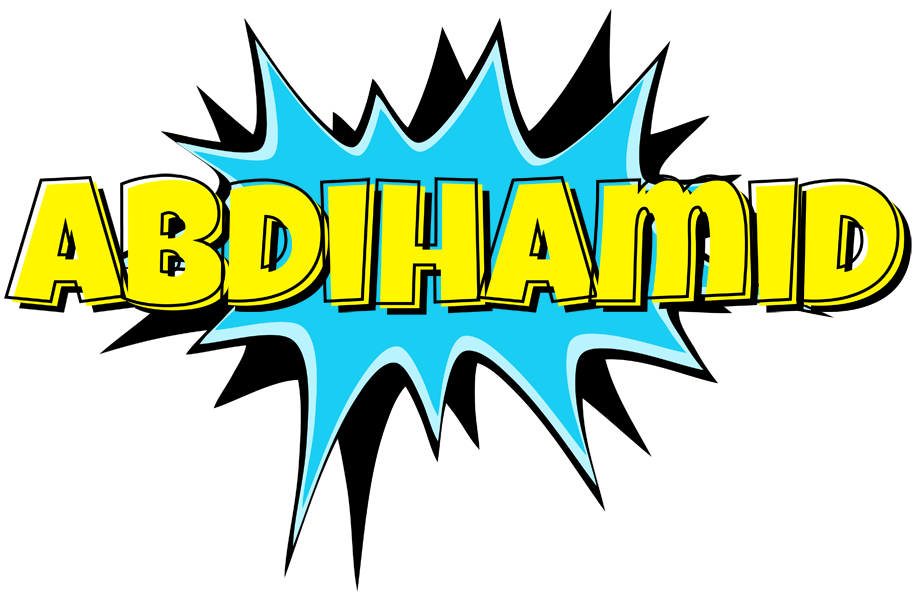 Abdihamid amazing logo