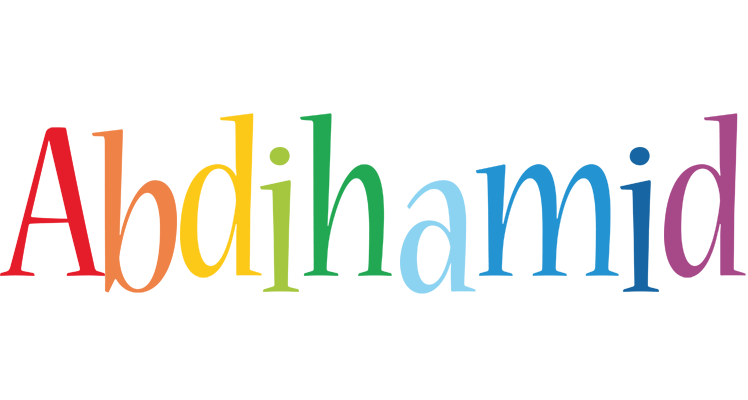 Abdihamid birthday logo