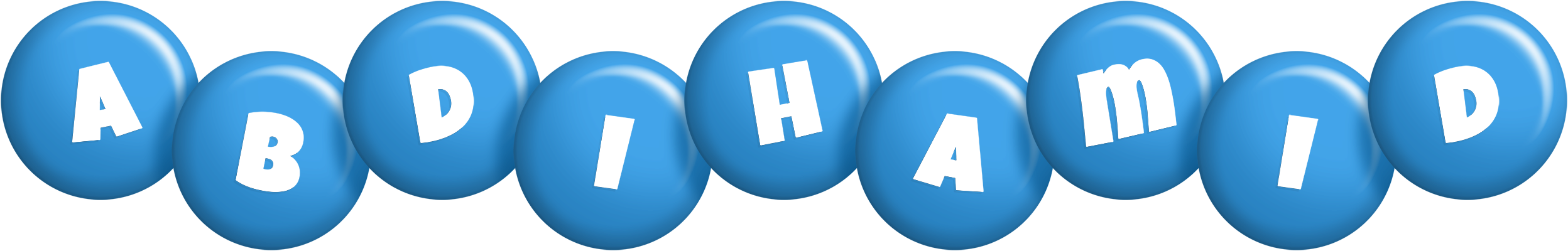 Abdihamid candy-blue logo