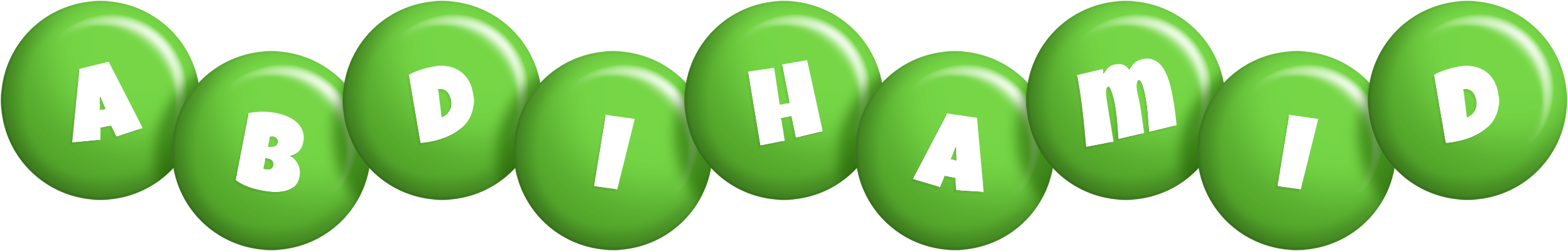 Abdihamid candy-green logo