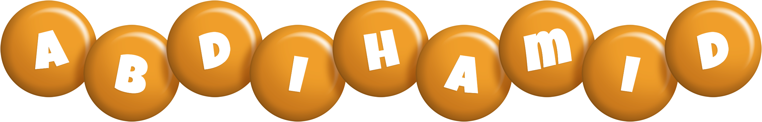Abdihamid candy-orange logo