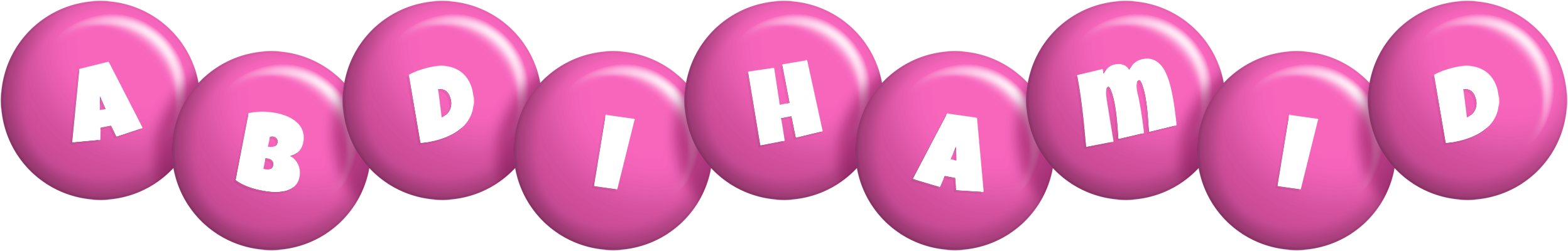 Abdihamid candy-pink logo