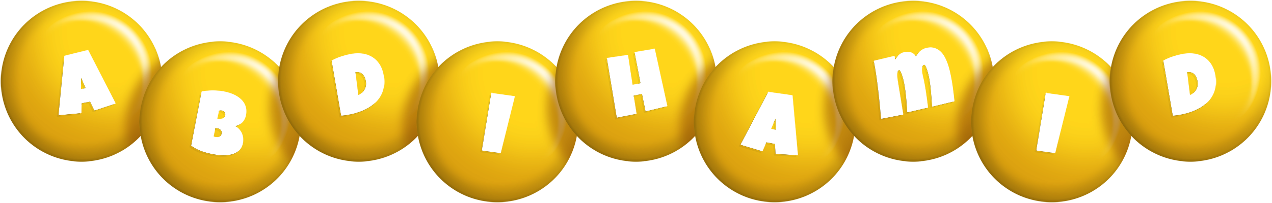 Abdihamid candy-yellow logo