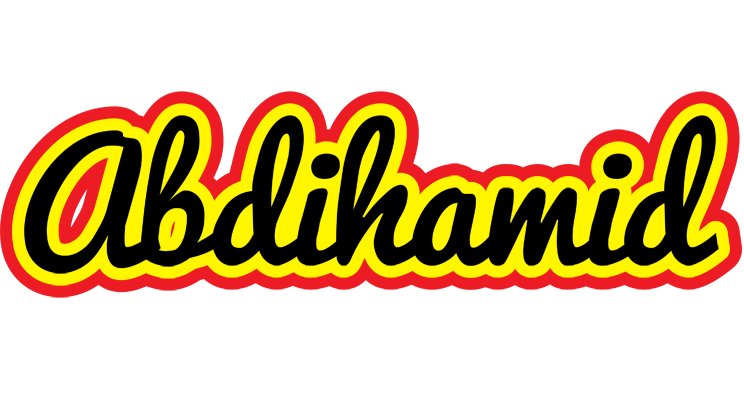 Abdihamid flaming logo
