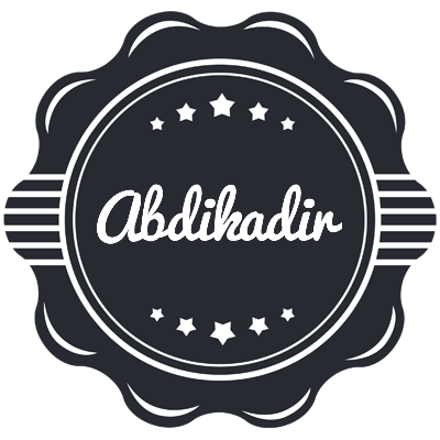 Abdikadir badge logo
