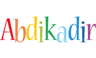 Abdikadir birthday logo