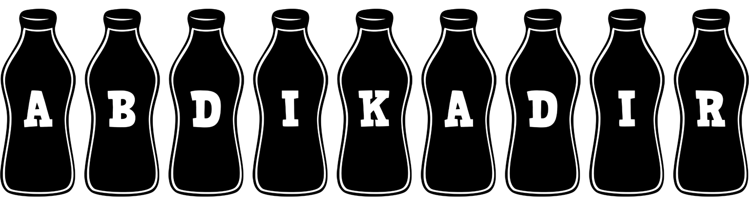 Abdikadir bottle logo